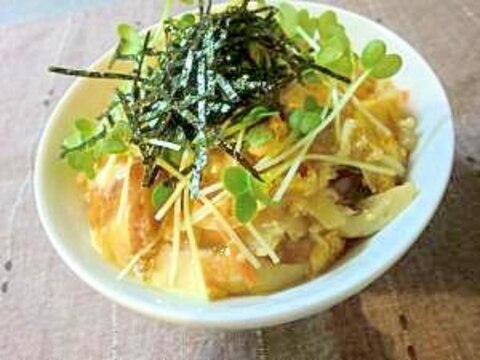 お昼ごはんにいかがでしょ？たぬき丼のアレンジ丼♪